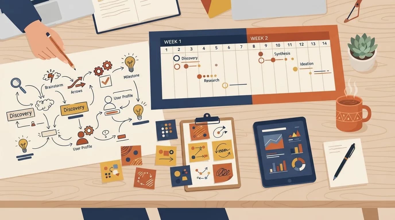 Discovery: what we do in the first two weeks (placeholder illustration)