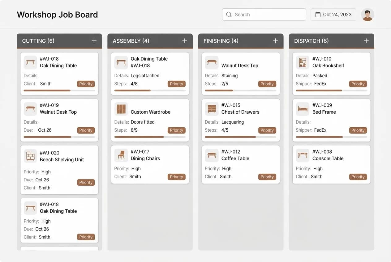 New Prakriti workshop job board (placeholder)